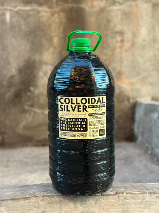COLLOIDAL SILVER 15-20PPM 6.5 LITERS